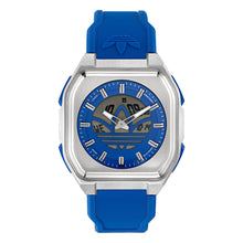 Laden Sie das Bild in den Galerie-Viewer, Adidas Unisex Uhr CITY TECH SIX SST Silikon blau AOFH26016