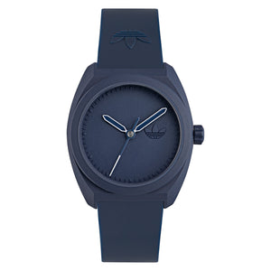 Adidas Unisex Uhr PROJECT THREE Keramik blau AOST24051