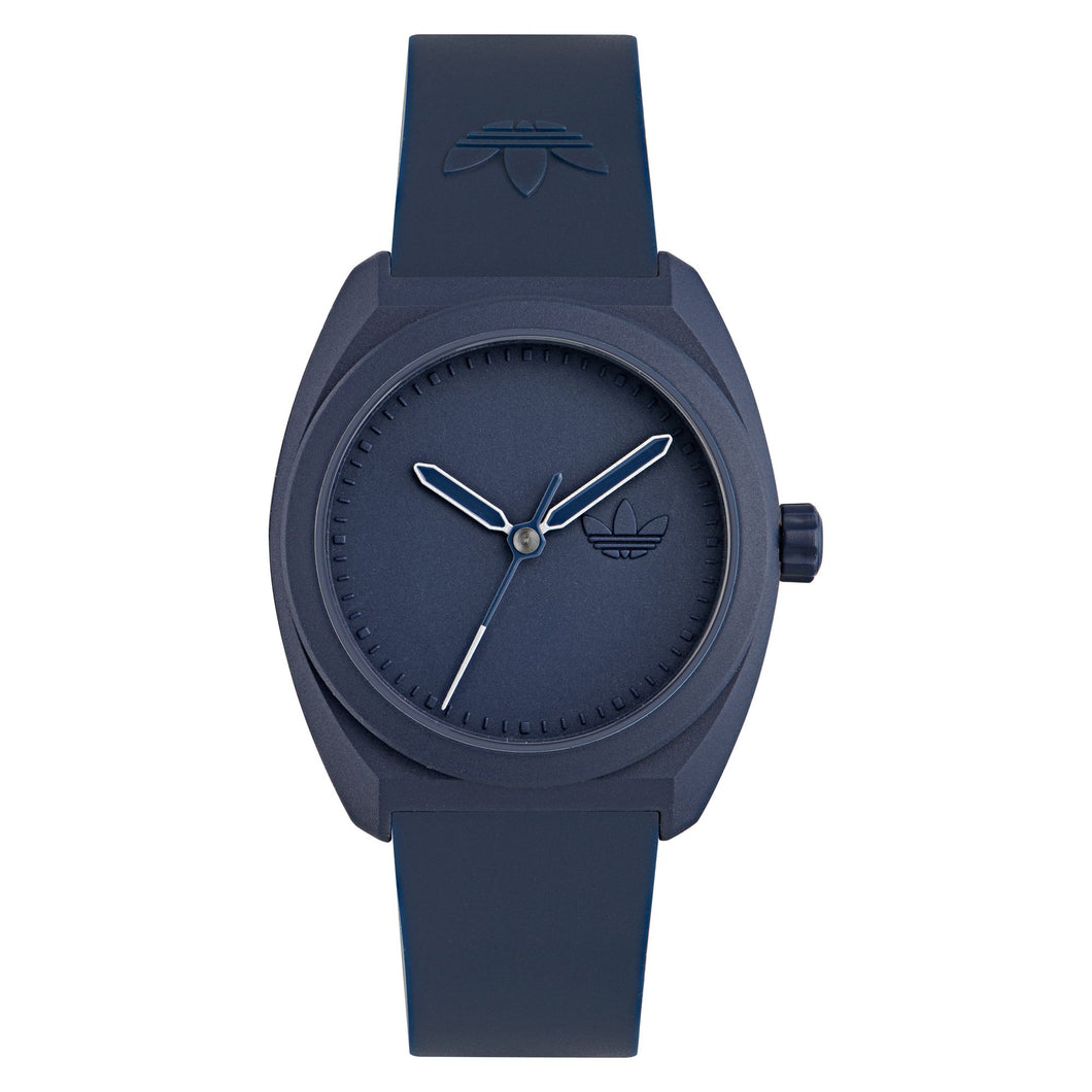 Adidas Unisex Uhr PROJECT THREE Keramik blau AOST24051