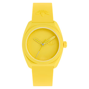 Adidas Unisex Uhr PROJECT THREE Keramik gelb AOST24054
