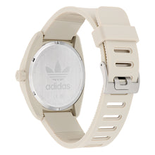Laden Sie das Bild in den Galerie-Viewer, Adidas Unisex Uhr PROJECT THREE Keramik beige AOST24055
