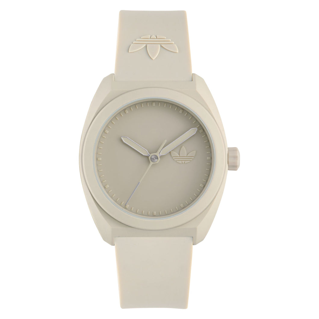 Adidas Unisex Uhr PROJECT THREE Keramik beige AOST24055