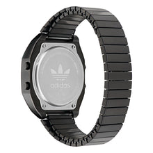 Laden Sie das Bild in den Galerie-Viewer, Adidas Unisex Uhr DIGITAL TWO Edelstahl schwarz AOST24059