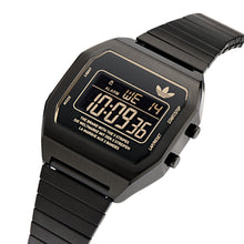 Laden Sie das Bild in den Galerie-Viewer, Adidas Unisex Uhr DIGITAL TWO Edelstahl schwarz AOST24059