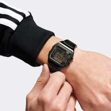 Laden Sie das Bild in den Galerie-Viewer, Adidas Unisex Uhr DIGITAL TWO Edelstahl schwarz AOST24059