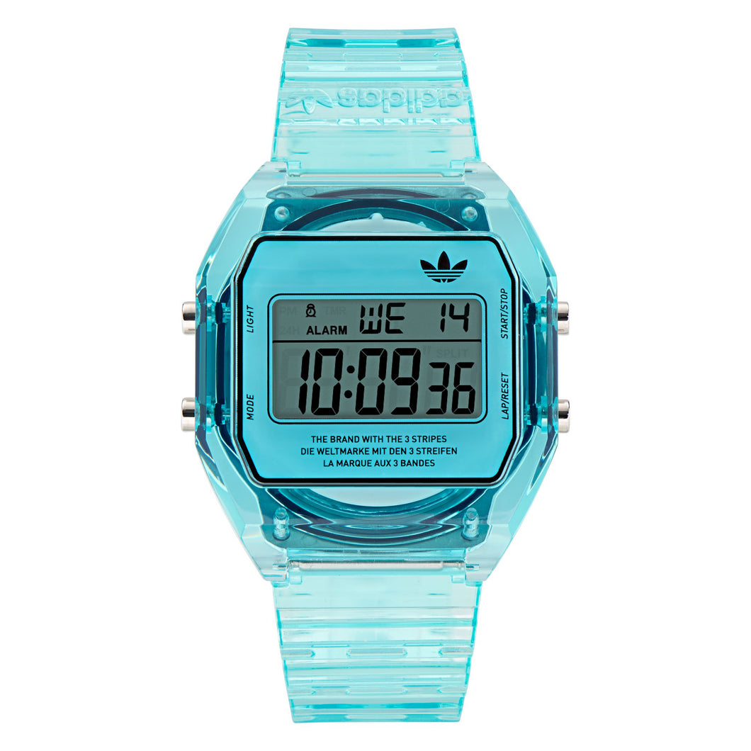 Adidas led watch blue hotsell