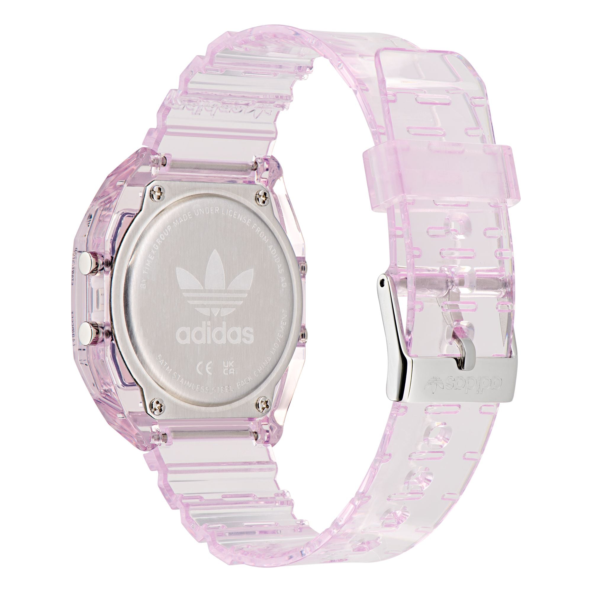 Adidas pink watch hotsell