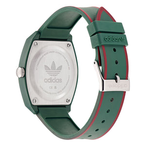 Adidas Unisex Uhr PROJECT TWO GRFX Kunststoff grün AOST24073