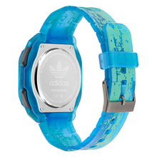 Laden Sie das Bild in den Galerie-Viewer, Adidas Unisex Uhr CITY TECH TWO GRFX Kunststoff blau AOST24077