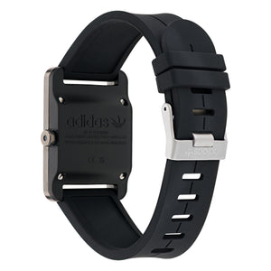 Adidas Unisex Uhr RETRO POP ONE Silikon schwarz AOST24082