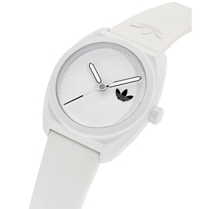 Adidas Unisex Uhr PROJECT THREE Bio-based PU-Band weiß AOST24548