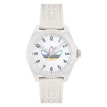 Laden Sie das Bild in den Galerie-Viewer, Adidas Unisex Uhr PROJECT FOUR Kunststoff weiß AOST24570-1