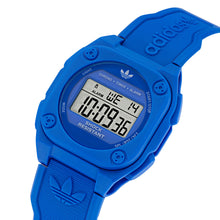 Laden Sie das Bild in den Galerie-Viewer, Adidas Unisex Uhr DIGITAL Silikon blau AOST25030