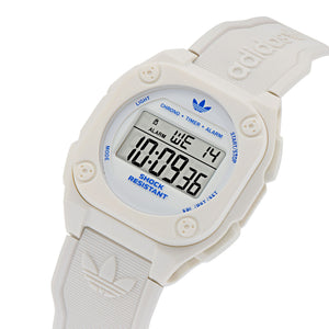 Adidas Unisex Uhr DIGITAL Silikon blau AOST25031
