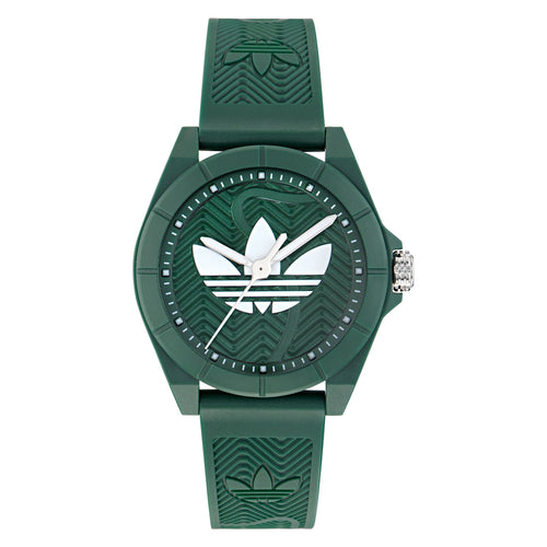 Adidas Unisex Uhr PROJECT FOUR Kunststoff grün AOST25034