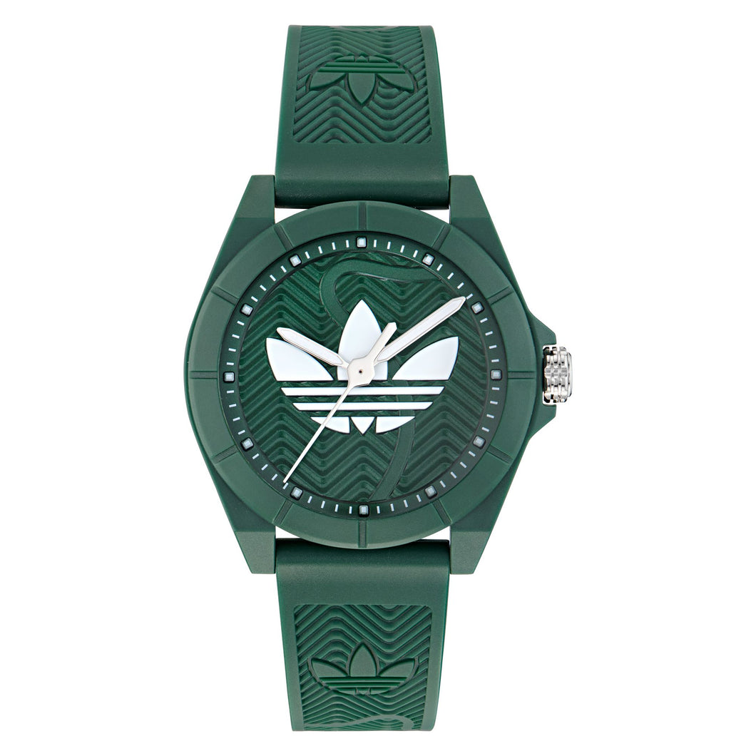 Adidas Unisex Uhr PROJECT FOUR Kunststoff grün AOST25034
