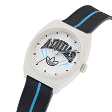 Laden Sie das Bild in den Galerie-Viewer, Adidas Unisex Uhr PROJECT TWO Kunststoff weiß schwarz AOST25038