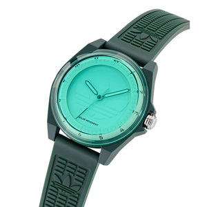 Adidas Unisex Uhr PROJECT FOUR SOLAR Kunststoff grün AOST25527
