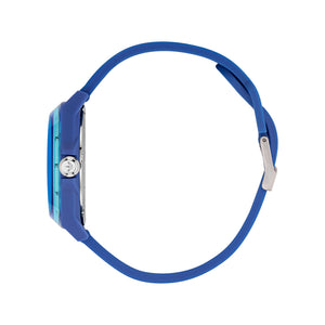 Adidas Unisex Uhr PROJECT FOUR SOLAR Kunststoff blau AOST25528