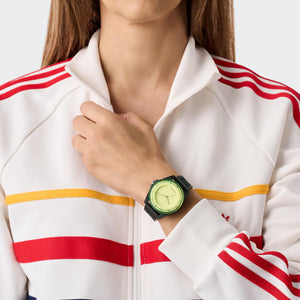 Adidas Unisex Uhr PROJECT FOUR SOLAR Kunststoff schwarz AOST25530