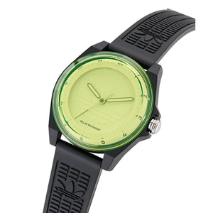 Adidas Unisex Uhr PROJECT FOUR SOLAR Kunststoff schwarz AOST25530