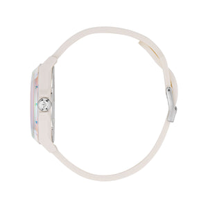 Adidas Unisex Uhr PROJECT FOUR SOLAR Kunststoff weiß AOST25532