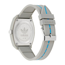 Laden Sie das Bild in den Galerie-Viewer, Adidas Unisex Uhr PROJECT TWO Kunststoff grau AOST26028