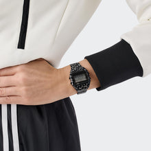 Laden Sie das Bild in den Galerie-Viewer, Adidas Unisex Uhr DIGITAL TWO Edelstahl schwarz AOST26032