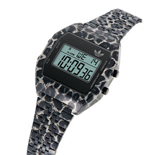 Laden Sie das Bild in den Galerie-Viewer, Adidas Unisex Uhr DIGITAL TWO Edelstahl schwarz AOST26032