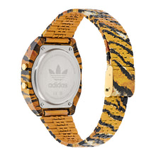 Laden Sie das Bild in den Galerie-Viewer, Adidas Unisex Uhr DIGITAL TWO Edelstahl schwarz-gold AOST26033