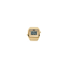 Laden Sie das Bild in den Galerie-Viewer, Adidas Damen Ring Uhr DIGITAL TWO RING Edelstahl gold AOST26036