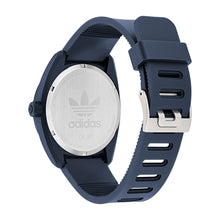 Laden Sie das Bild in den Galerie-Viewer, Adidas Unisex Uhr PROJECT THREE Keramik blau AOST26046