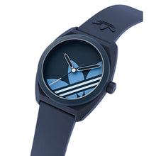 Laden Sie das Bild in den Galerie-Viewer, Adidas Unisex Uhr PROJECT THREE Keramik blau AOST26046