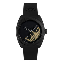 Laden Sie das Bild in den Galerie-Viewer, Adidas Unisex Uhr PROJECT THREE Kunststoff schwarz AOST26505