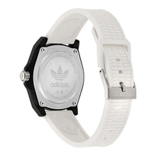 Laden Sie das Bild in den Galerie-Viewer, Adidas Unisex Uhr PROJECT FOUR GRFX Kunststoff weiß AOST26512