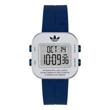 Laden Sie das Bild in den Galerie-Viewer, Adidas Unisex Uhr Digital ADAPTIK ONE Silikon blau AOST26518