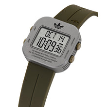 Laden Sie das Bild in den Galerie-Viewer, Adidas Unisex Uhr Digital ADAPTIK ONE Silikon grün AOST26521