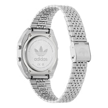 Laden Sie das Bild in den Galerie-Viewer, Adidas Unisex Uhr DIGITAL TWO Edelstahl silber AOST26522
