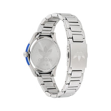 Laden Sie das Bild in den Galerie-Viewer, Adidas Unisex Uhr CODE THREE Edelstahl silber AOSY22518