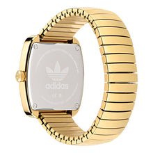 Laden Sie das Bild in den Galerie-Viewer, Adidas Unisex Uhr RETRO WAVE ONE Edelstahl gold AOSY24024