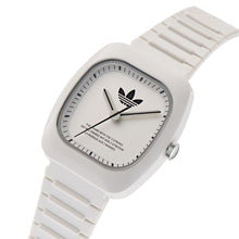 Laden Sie das Bild in den Galerie-Viewer, Adidas Unisex Uhr RETRO WAVE ONE Keramik weiß AOSY24030