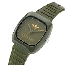 Laden Sie das Bild in den Galerie-Viewer, Adidas Unisex Uhr RETRO WAVE ONE Keramik grün AOSY24031