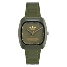 Laden Sie das Bild in den Galerie-Viewer, Adidas Unisex Uhr RETRO WAVE ONE Keramik grün AOSY24031