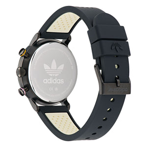 Adidas Unisex Uhr CODE ONE CHRONO Silikon schwarz AOSY24084