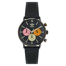 Laden Sie das Bild in den Galerie-Viewer, Adidas Unisex Uhr CODE ONE CHRONO Silikon schwarz AOSY24084