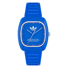 Laden Sie das Bild in den Galerie-Viewer, Adidas Unisex Uhr RETRO WAVE TWO Silikon blau AOSY24530
