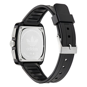 Adidas Unisex Uhr RETRO WAVE TWO CHRONO Silikon schwarz AOSY24533