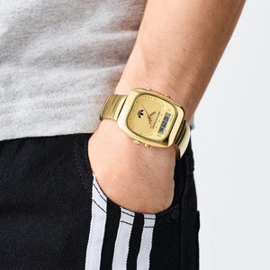 Adidas Unisex Uhr Analaog Digital Retro Wave Three Edelstahl AOSY25014