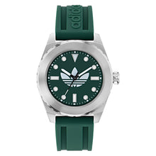 Laden Sie das Bild in den Galerie-Viewer, Adidas Herren Uhr Edelstahl Silikon grün AOSY25022