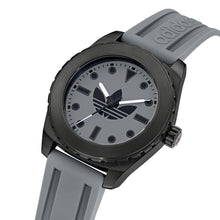 Laden Sie das Bild in den Galerie-Viewer, Adidas Herren Uhr Edelstahl Silikon schwarz AOSY25023